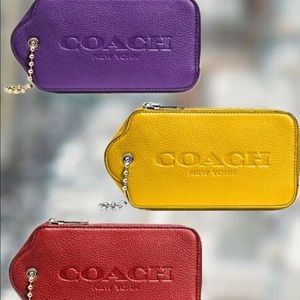 ❤️ SOLD ❤️ Green Coach Wallet ID Key Coin Holder